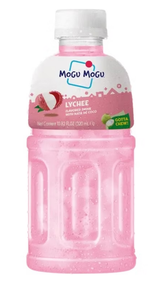 Mogu Mogu Fruit Drink With Nata De Coco - LYCHEE