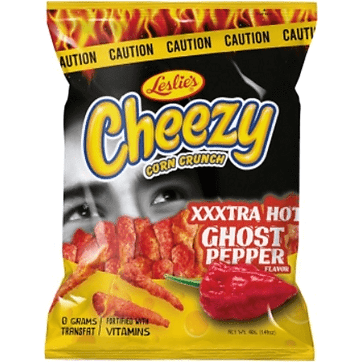 Leslie Cheezy Corn Crunch Ghost Pepper 130g
