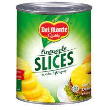 Del Monte Pineapple Slices in Extra Light Syrup 432g