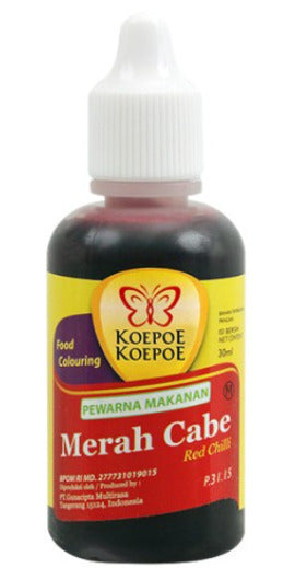 Butterfly Koepoe Food Coloring 30ml  | 4 Color