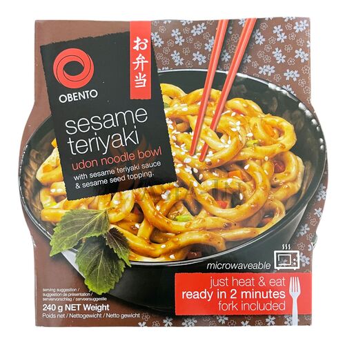 Obento Sesame Teriyaki Udon Noodle Bowl 240g