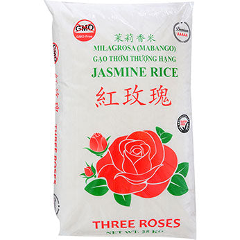 Three Rose 100% Jasmine Rice (Milagrosa -Mabango)